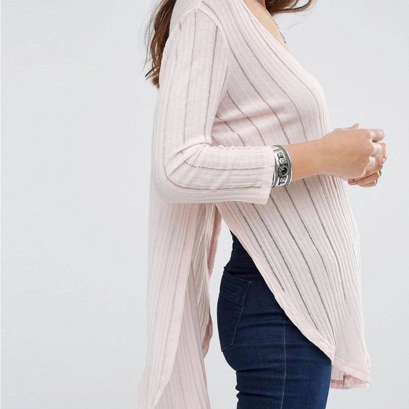 Free People We The Free Astoria Hacci Top in Light Pink Size Medium - Picture 3 of 8